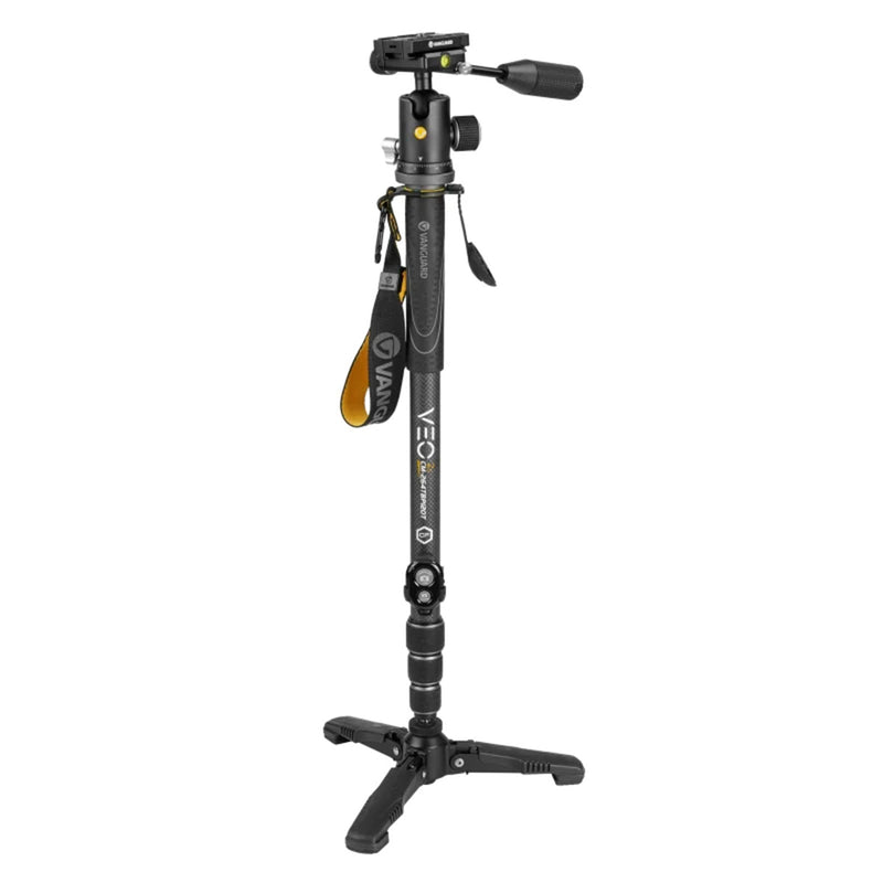 Vanguard VEO 2S CM-264TBP 120T Monopod + Ball/Pan Head & Foldable Tri-feet