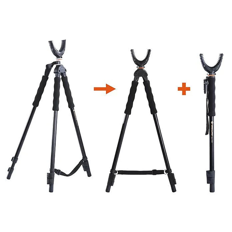 Vanguard QUEST T62U 3-in-1 Tripod, Bipod, Monopod Aluminium Shooting Support for Rifles