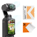 K&F Concept 7-in-1 Kit for DJI Pocket3: 3x Screen and Lens Protectors + Cloth