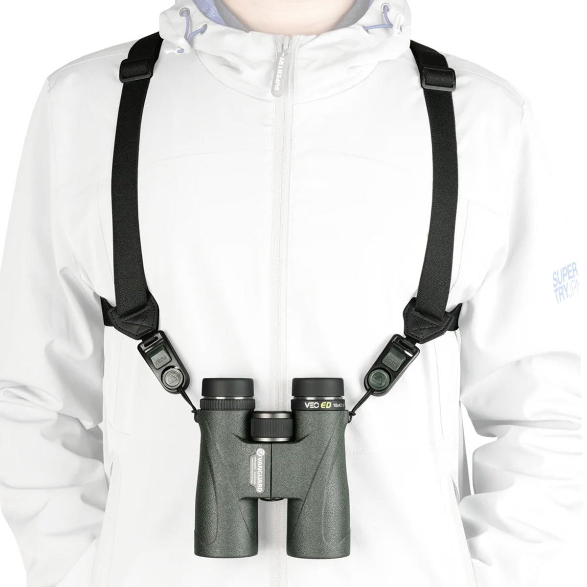 Vanguard VEO ED 10×42 Binocular Bundle with Digiscope Kit and Harness