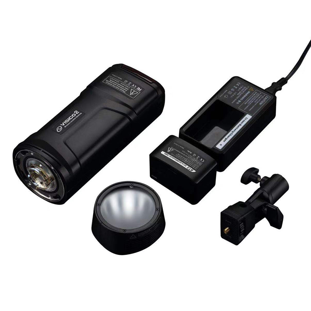 VISICO2II PRO 200W Pocket Flash for Canon Including VC-818TXC Trigger for Canon