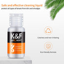 K&F Concept 10 Pack 20ml Cleaning Liquid for Lenses, Sensors, Glasses etc.