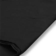 E-Photographic Professional Cotton Muslin Backdrop 3x6m Black - EPH-CBDBK