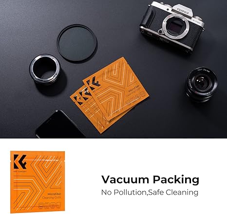 K&F Concept 67mm 3 x Lens Cap Set + 3 x Cleaning Cloths