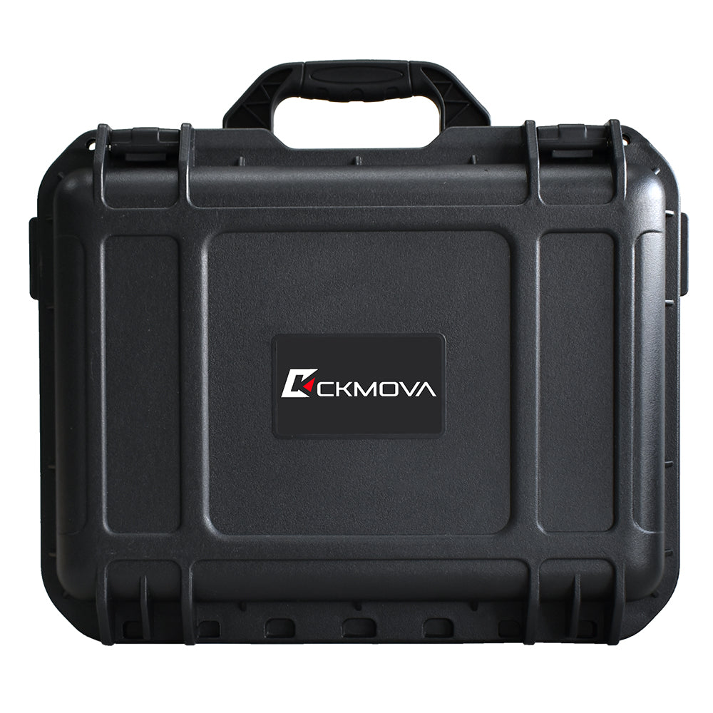 CKMOVA UHF Dual-Channel Wireless Mic System 2 X Transmitters with Audio Recorders & 1X Receiver VOCAL-MV4