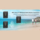 CKMOVA Dual Channel Wireless Mic System, 2 Transmitters, 1 Receiver - VOCAL-XV2