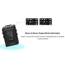 CKMOVA Dual Channel Wireless Mic System, 1 Transmitter, 1 Receiver -VOCAL-XV1