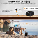 K&F Concept 6700mAh Mini V Mount Battery with 65W USB-C Fast Charger Support