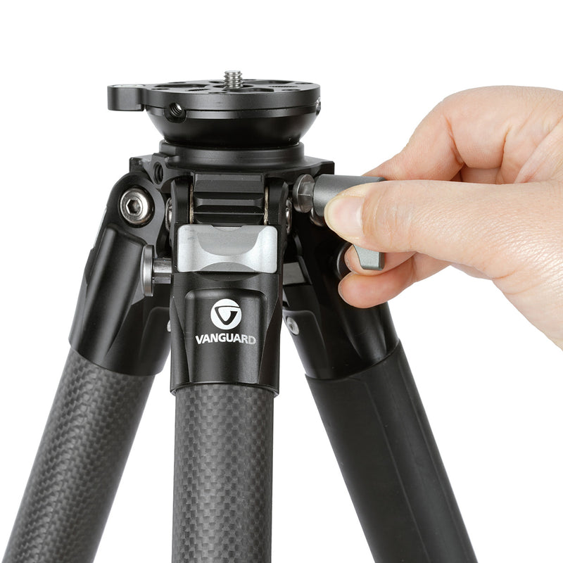 Vanguard ENDEAVOR LT 264 CGM Carbon Fiber Levelling Shooting Tripod Rest with GM-65 Rifle Clamp