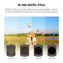 K&F Concept Magnetic UV + CPL + ND/PL(4+5+6+8 stops) Filter Set for DJI Osmo Pocket 3