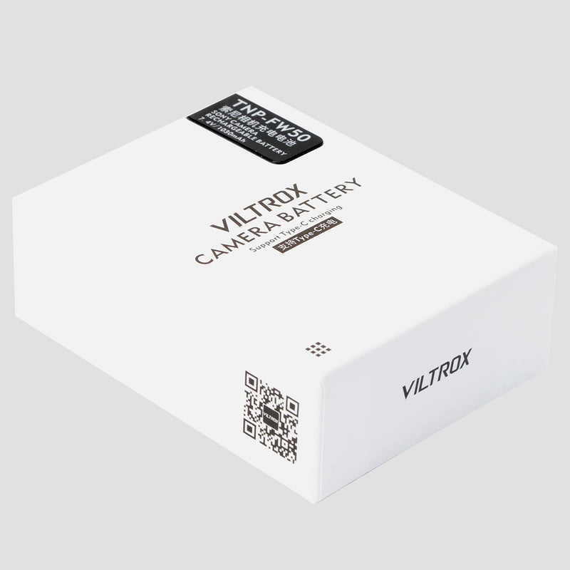 Viltrox TNP-FW50 1030mAh Lithium Replaceable Battery with USB-C Charging for Sony Cameras
