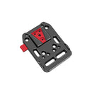 E-Photographic V-Lock Battery Mounting Plate with Clamp for Camera Rigs