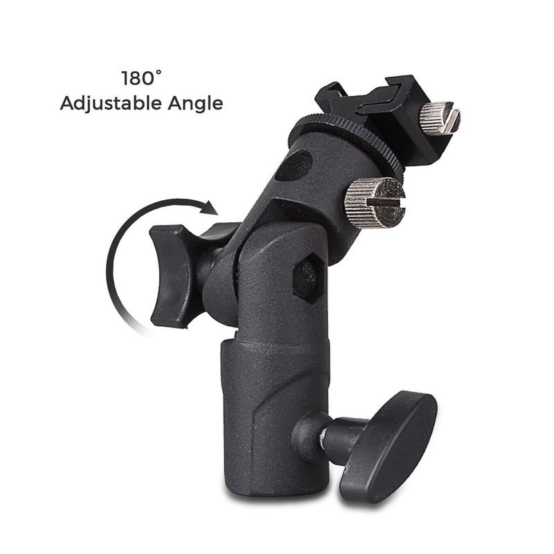 E-Photographic E-Type Adjustable Flash Shoe Mount & Umbrella Bracket - EPH-K008