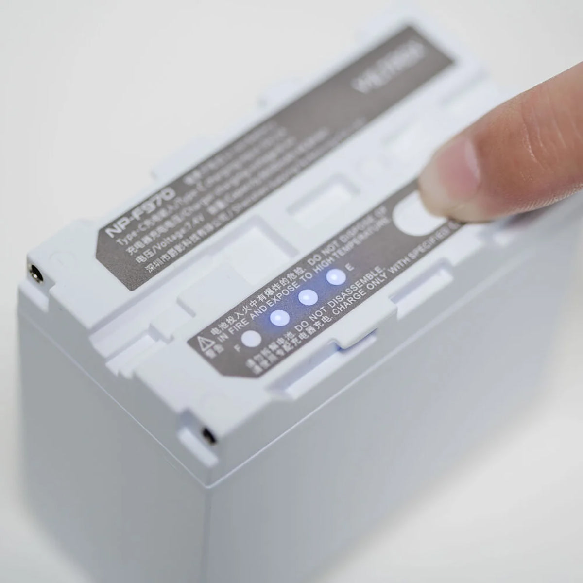 Viltrox NP-F970 6600mAh Lithium Battery with Type-C Fast Charging for LED Lights