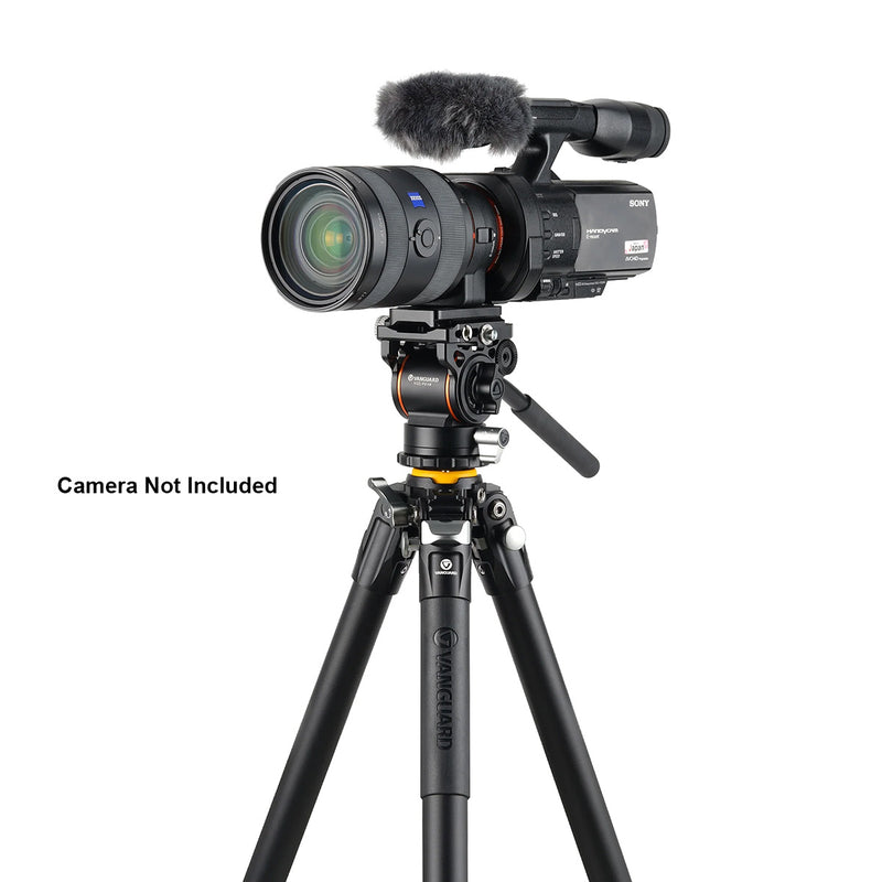 Vanguard VEO 5 264AV14 Aluminium Tripod with Counterbalance Video Head for Cameras & Optics