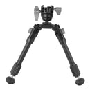 Vanguard EQ-PRECISION 1QSA Aluminium Gun Bipod with Ball Head & Pic Rail Mount – Ideal for Hunting and Target Shooting - Height:-22-27cm
