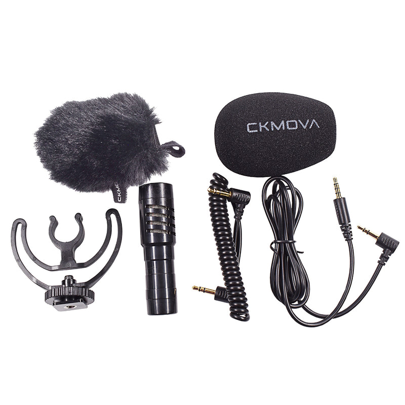 CKMOVA On-Camera Condenser Video Mic for DSLR, Mirrorless & Smartphone-VCM1