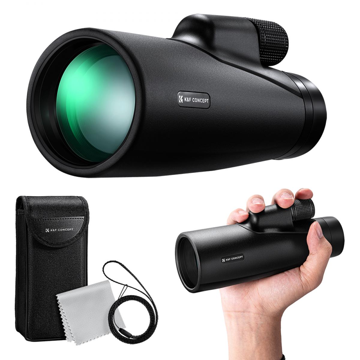 K&F 12X50 BAK4 Single-tube HD Telescope with IP65 Waterproofing - KF33-068