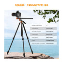 K&F Concept 2.3m Fluid Head Video Tripod with Monopod KF09-137