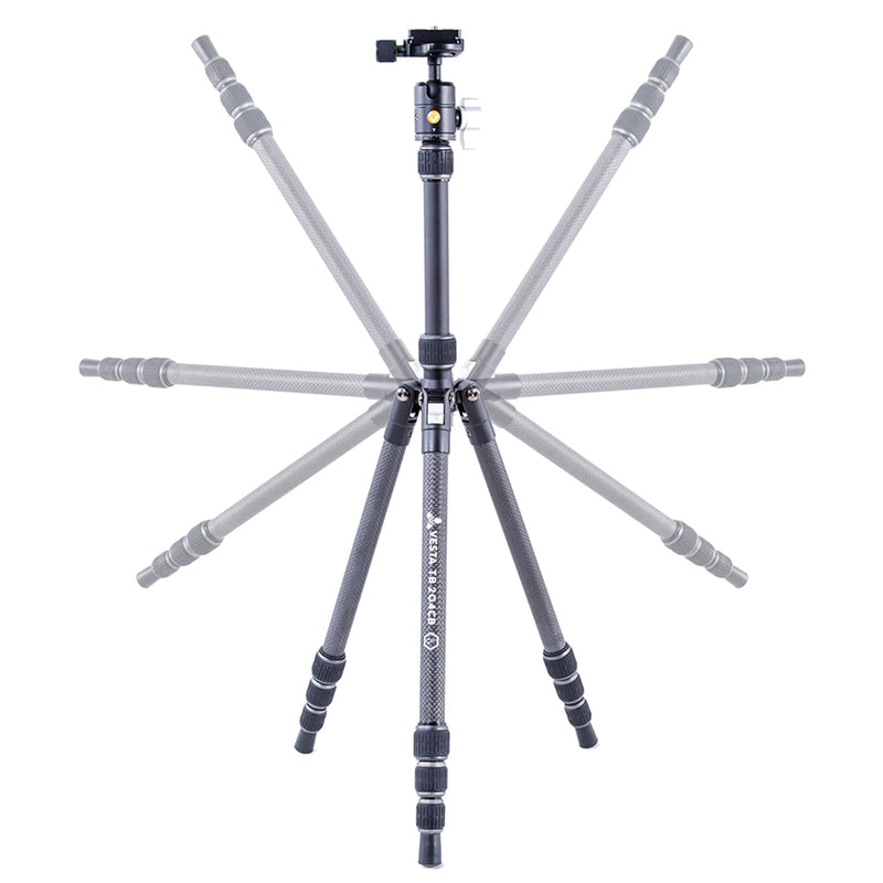 Vanguard Vesta TB 204CB Carbon Fibre Travel Tripod With T-46 Ball Head