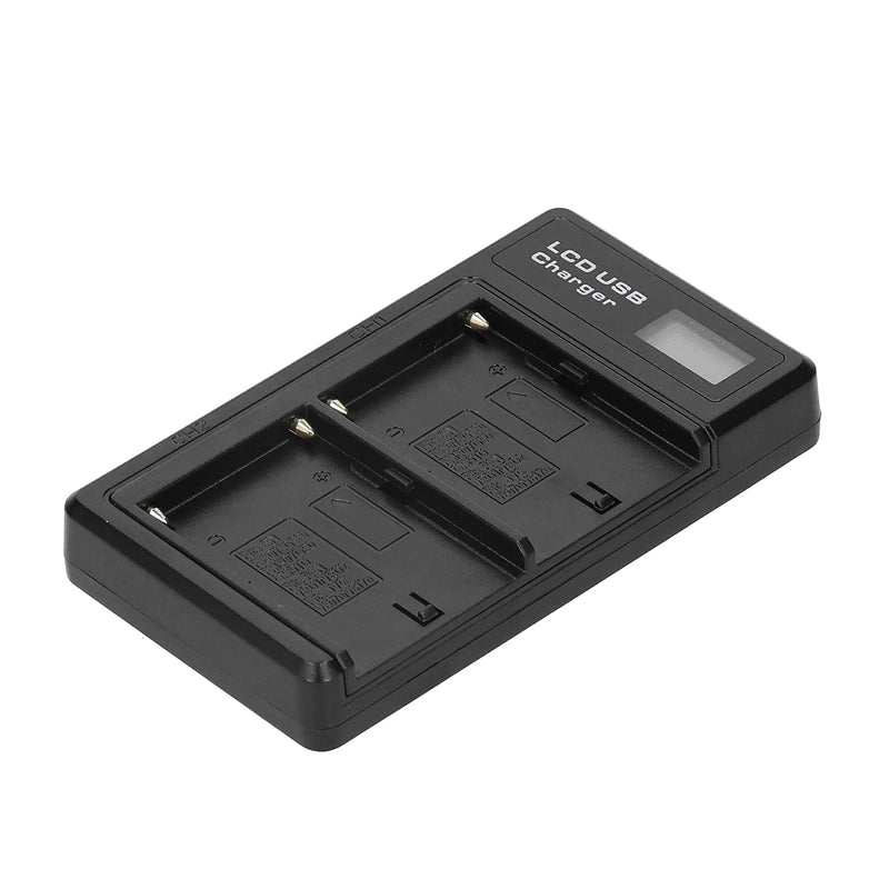 E-Photographic Dual USB Battery Charger for SONY NP-F550/750/950/970/980