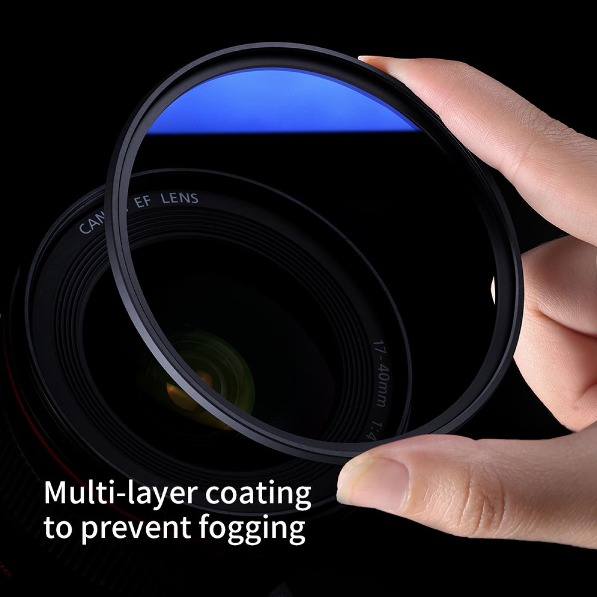 K&F Concept PRO 43mm Classic Series Slim Blue Multi Coated UV filter - KF01.1419