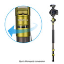 Jenova PRO.J Heavy Duty Professional Carbon Fibre Tripod 25kg Capacity Green 35851GN