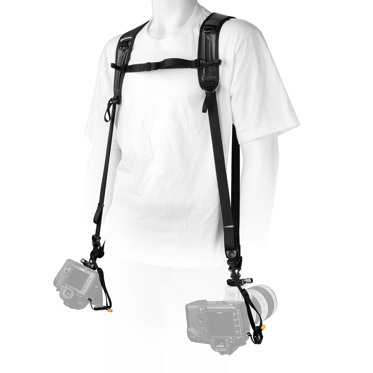Vanguard Connect PRO 2 in 1 Camera Strap with QDC-1 Quick Release System for 1 or 2 Cameras - Black