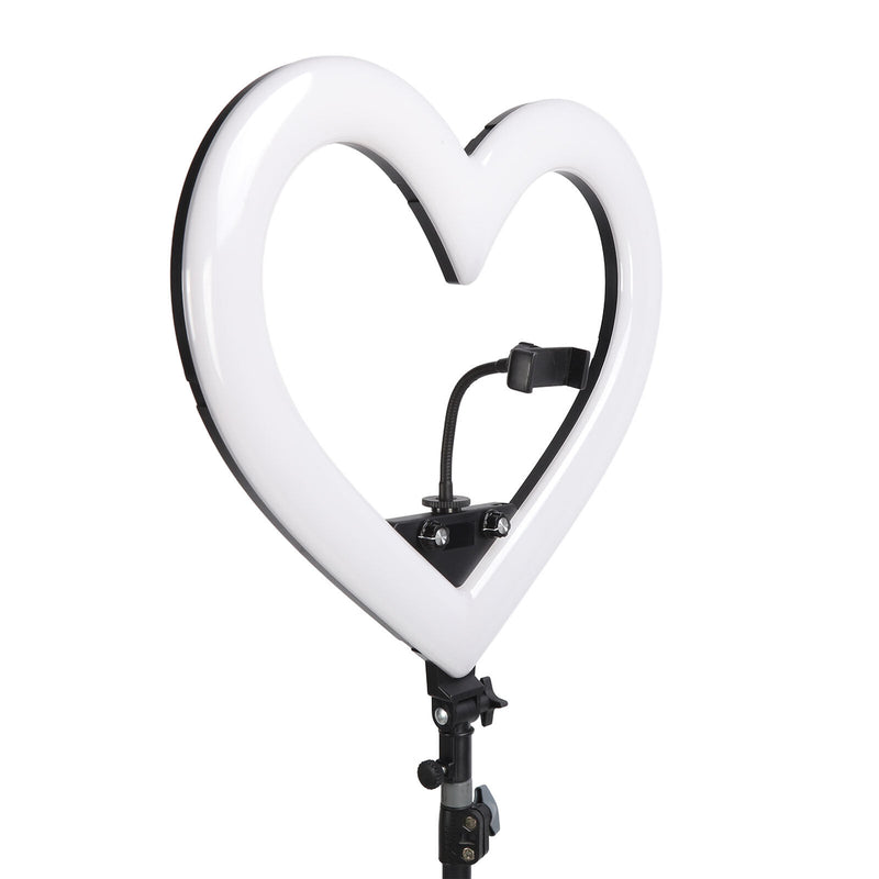 E-Photographic 19" Heart shaped RBG 48W LED Ring Light