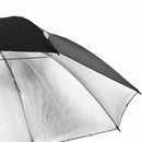 E-Photo 100cm PRO Black and Silver Reflective Umbrella 8mm Tube - SN152