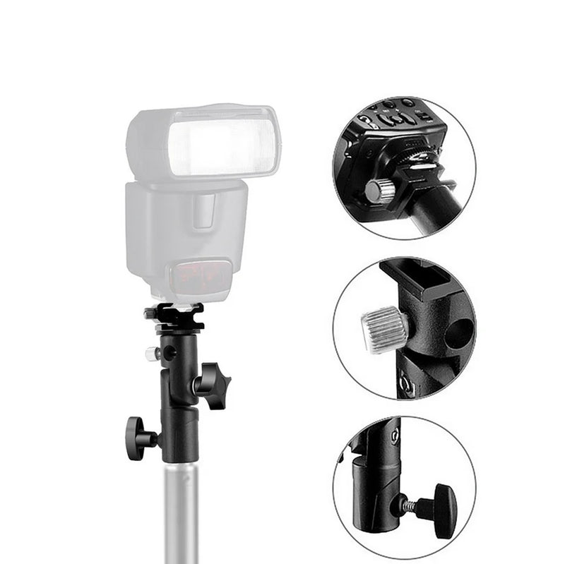 E-Photographic E-Type Adjustable Flash Shoe Mount & Umbrella Bracket - EPH-K008