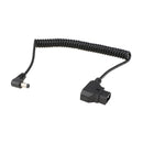 E-Photographic D-Tap to Barrel/DC Coiled Power Cable for Cameras & Devices