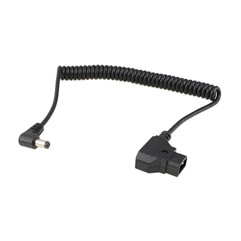 E-Photographic D-Tap to Barrel/DC Coiled Power Cable for Cameras & Devices