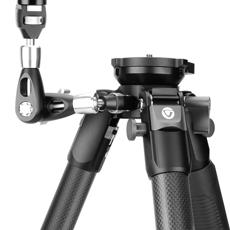 Vanguard Endeavor L 303CPR Carbon Shooting Tripod with Arca & Picatinny Rail Mount and 15kg Load