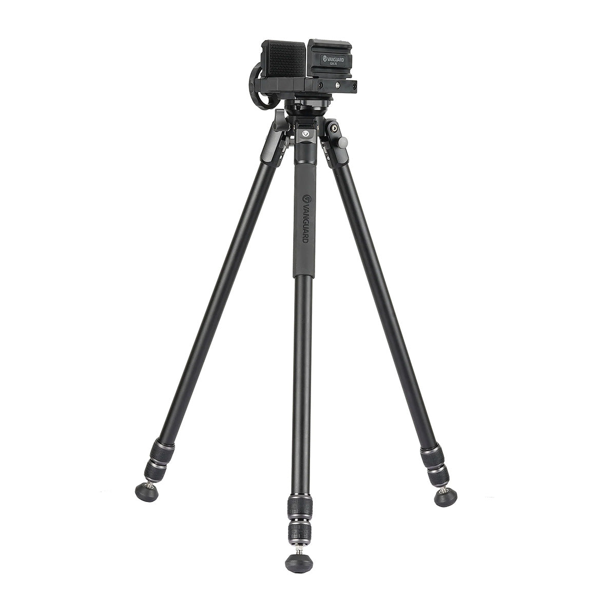 Vanguard Endeavor L 263AGM Aluminium Hunting/Shooting Tripod with GM-70 Rifle/Gun Clamp (12kg Load Capacity)