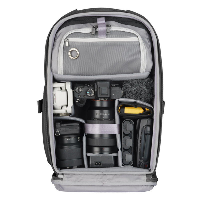 Vanguard VEO Metro B20L Camera & Laptop Backpack 3-Way Access - Black