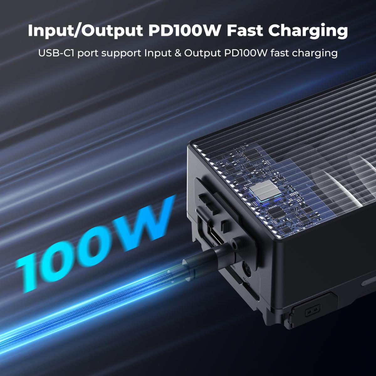 K&F Concept 99Wh V-Mount Battery with PD 100W USB-C Charging