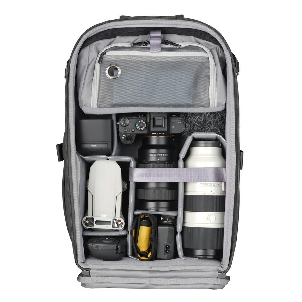 Vanguard VEO Metro 25L Camera & Everyday Backpack with 16" Laptop Compartment – Black