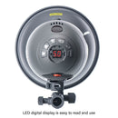 Visico PRO VL 300 PLUS: 2X 300 Watt Flash Head Soft Box Studio Kit VL-300P-SBK