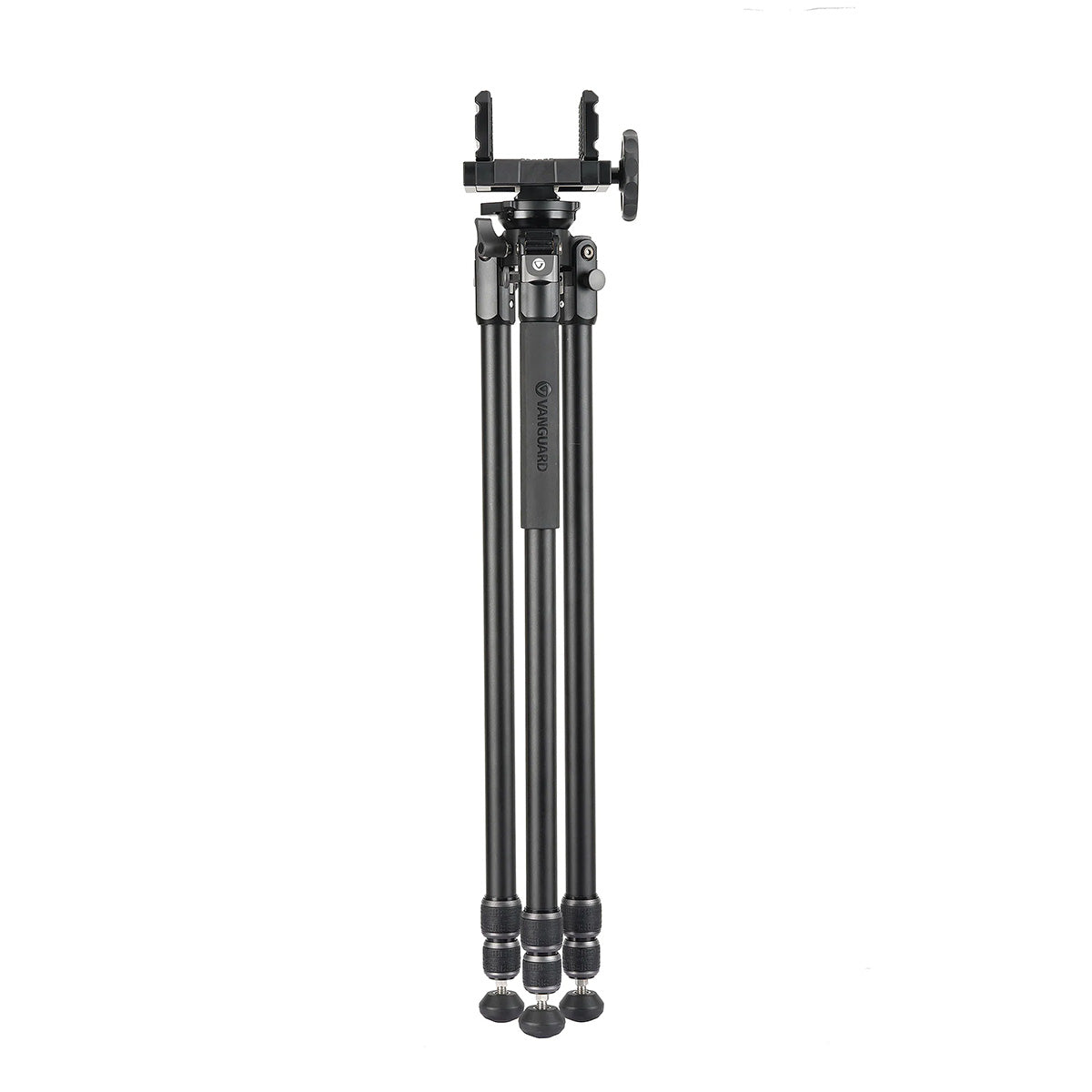 Vanguard Endeavor L 263AGM Aluminium Hunting/Shooting Tripod with GM-70 Rifle/Gun Clamp (12kg Load Capacity)