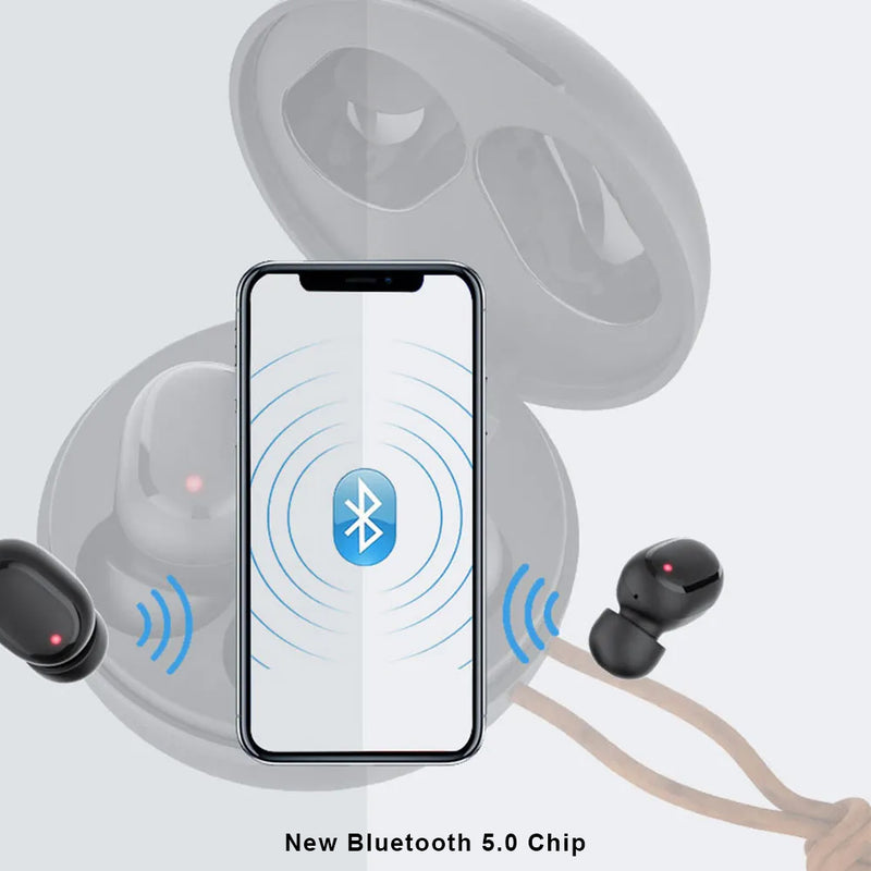 CKMova BT with Mic Wireless Ear Buds-WT