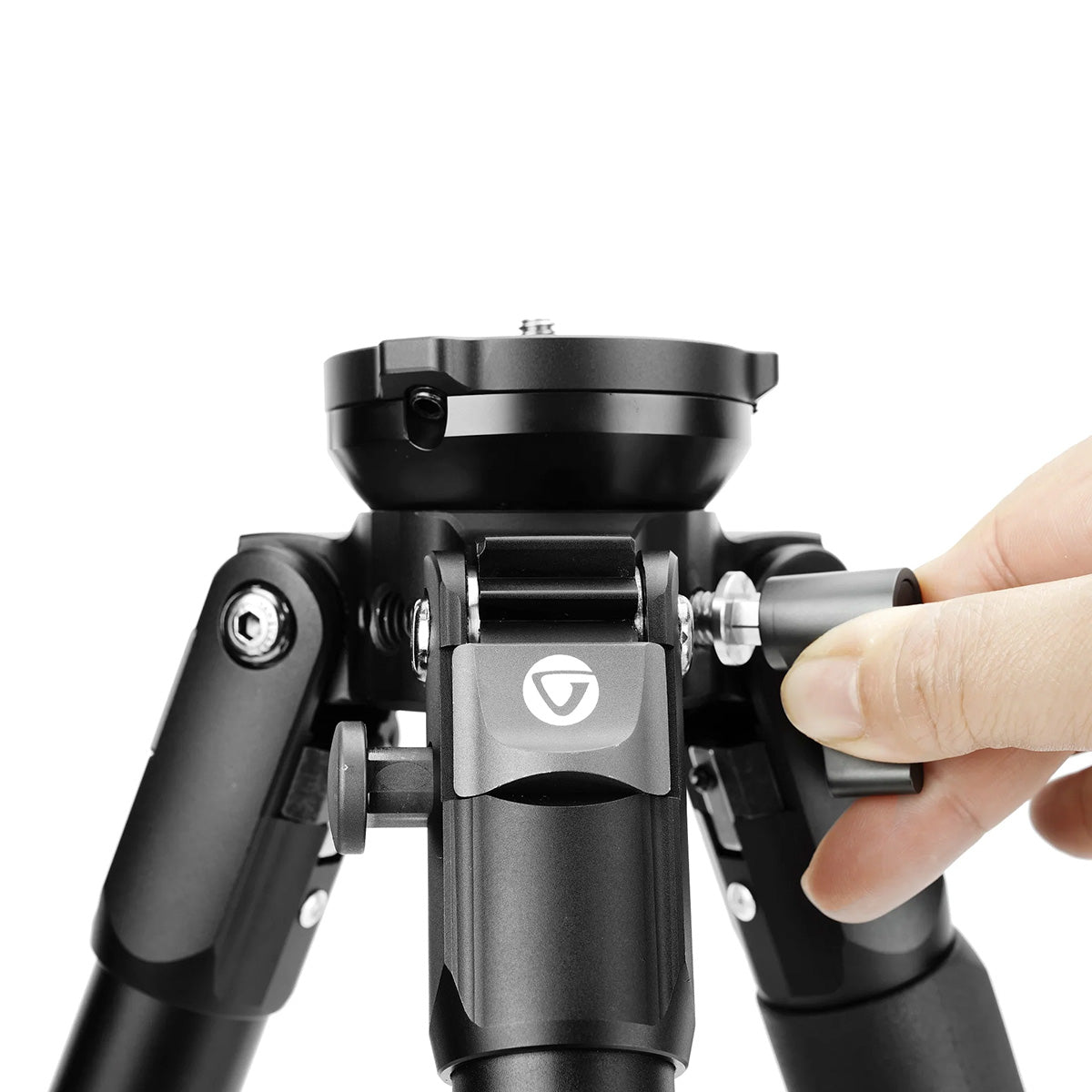 Vanguard Endeavor L 263AGM Aluminium Hunting/Shooting Tripod with GM-70 Rifle/Gun Clamp (12kg Load Capacity)