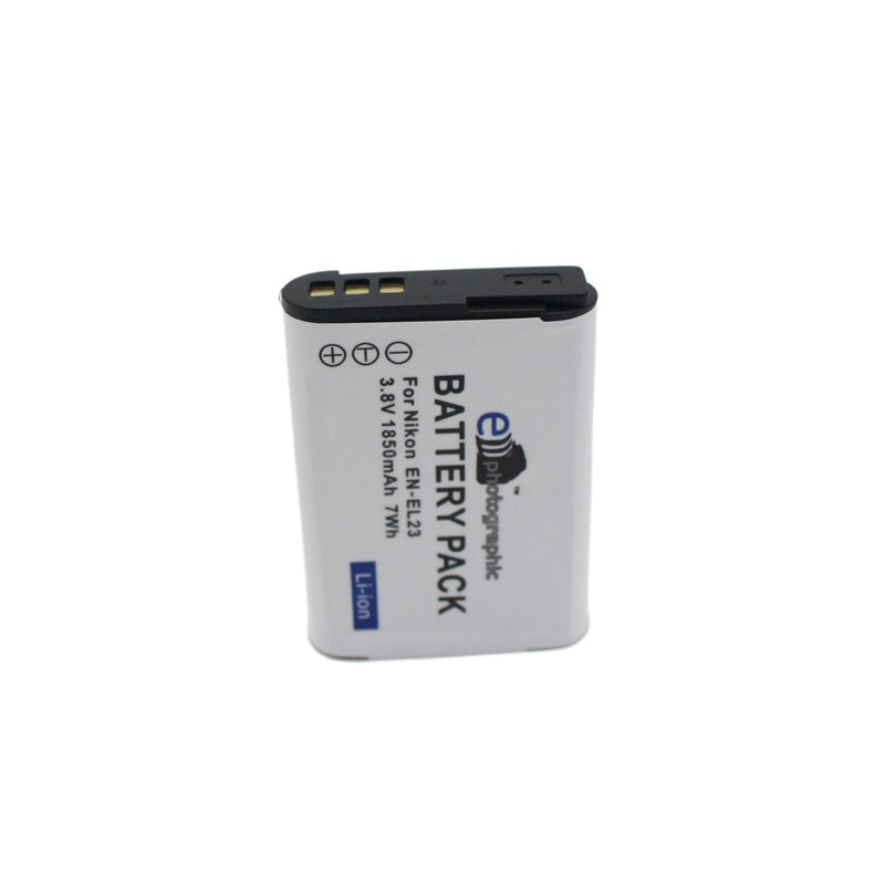 E Photographic EN-EL23 1850mAh Battery for Nikon