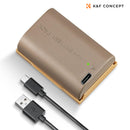 K&F Concept 2250mAh LP-E6NH / LP-E6N / LP-E6 Compatible Battery-Type-C Port