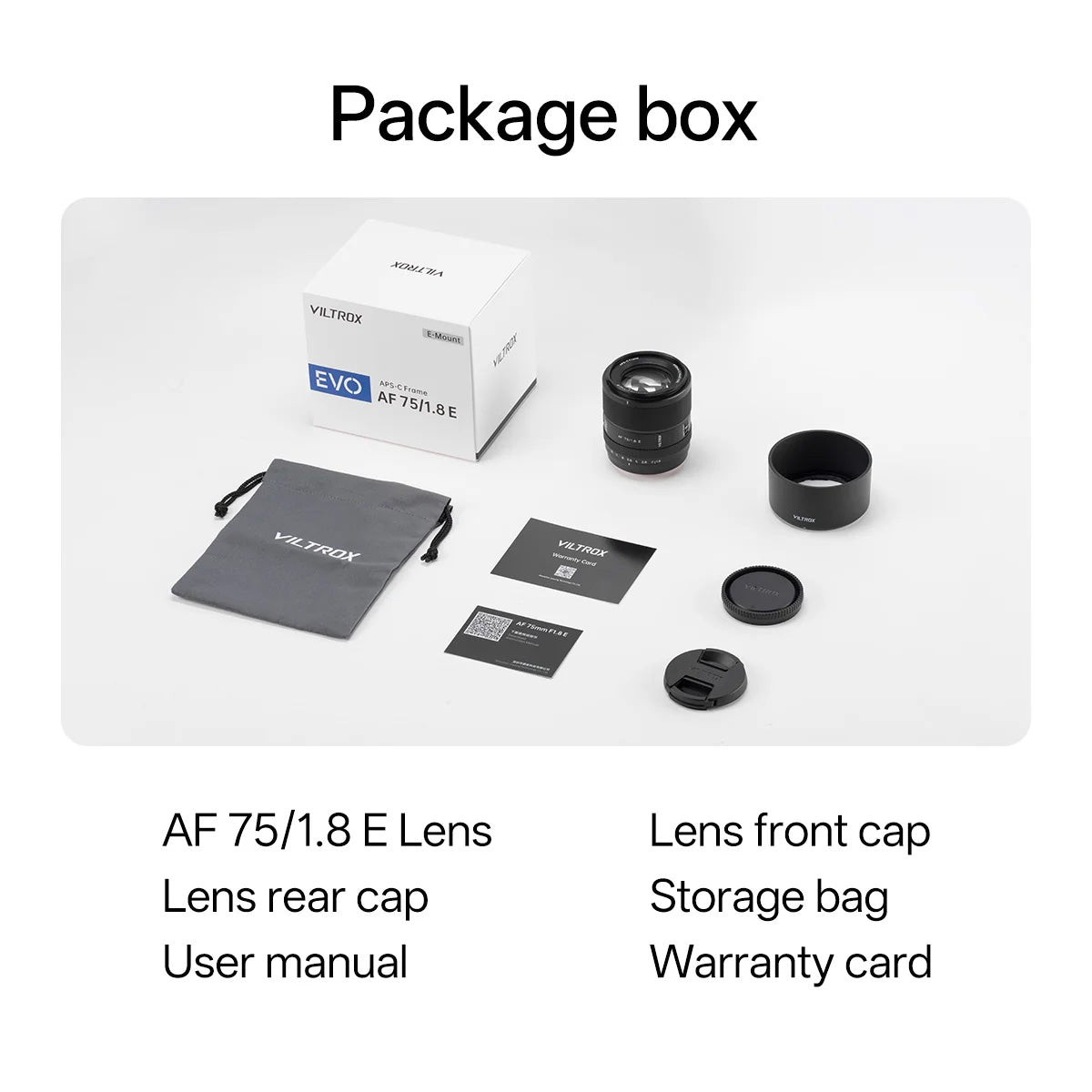 Viltrox AF 75mm f/1.8 E PRO Lens Compatible with Sony E-mount