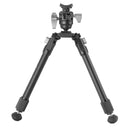 Vanguard EQ-PRECISION 2QSA Aluminium Gun Bipod with Ball Head & Pic Rail Mount – Ideal for Hunting and Target Shooting - Height:-26.5-36.5cm