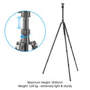 Jenova PRO.J Carbon Tripod-15kg Capacity-Monopod Easy Conversion-Black 45872BK