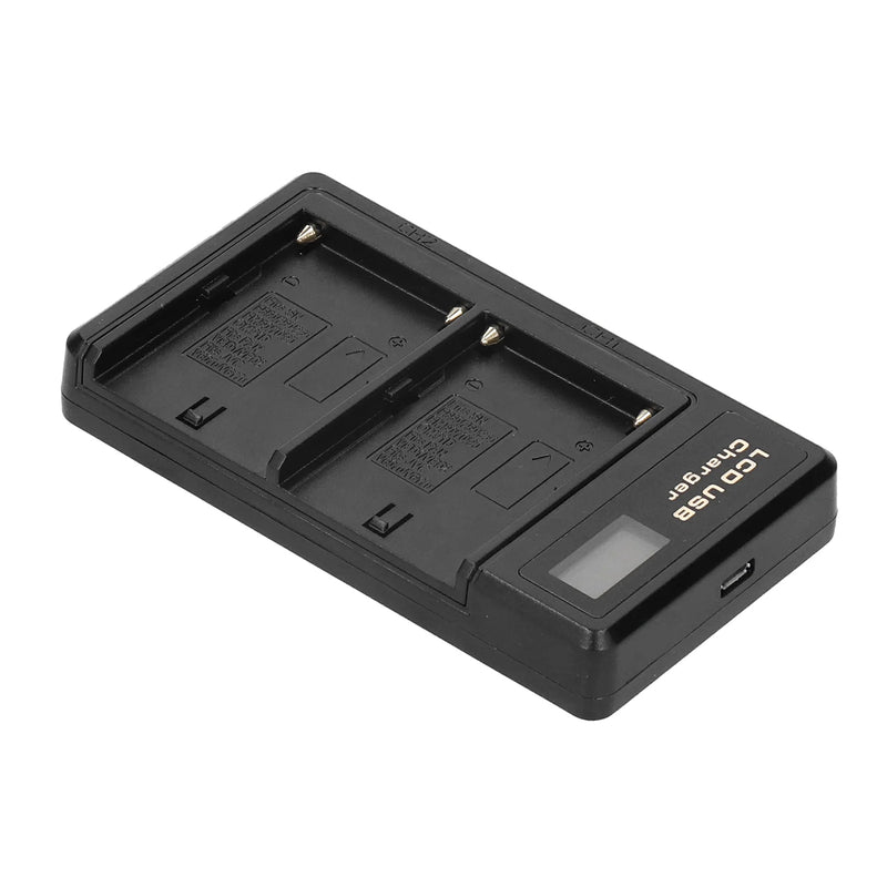 E-Photographic Dual USB Battery Charger for SONY NP-F550/750/950/970/980