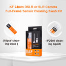 K&F Concept 10 X 24mm Full Frame Camera Sensor Cleaning Swab Kit + 20ml Cleaning Fluid