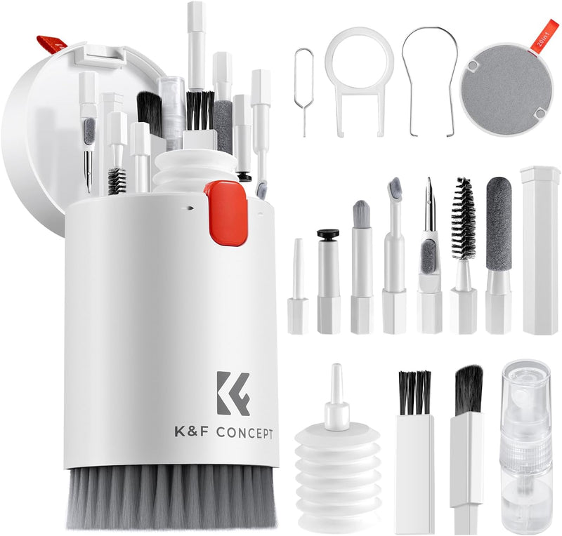 K&F Concept 20-in-1 Cleaning Kit-Computers, Earphones, iPad, iPhone & more